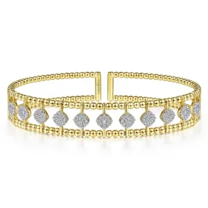 Gabriel & Co. Bujukan Pave Diamond Bangle Bracelet