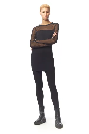 Genova Jersey   Mesh Dress