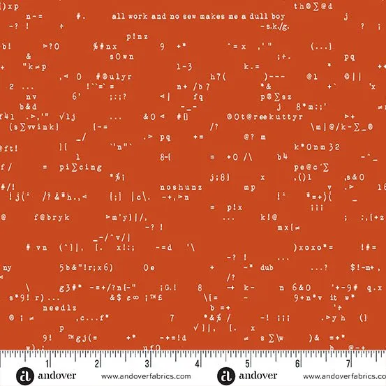 Giucy Giuce Fabric | Scrawl | Fat Quarter Pack (20)