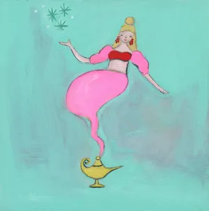 Granting you 3 Wishes | 6" x 6" original