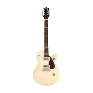 Gretsch G2210 Streamliner Junior Jet Club Electric Guitar, Laurel FB, Vintage White