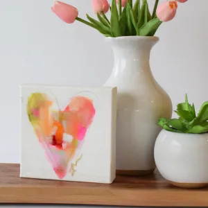 Haley Farris Bright Pink Heart Large