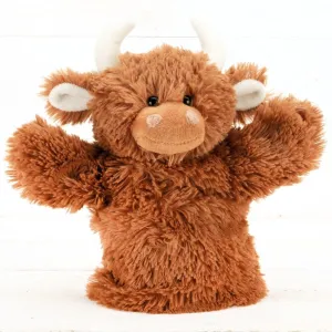 Hamish Highland Cow Hand Puppet