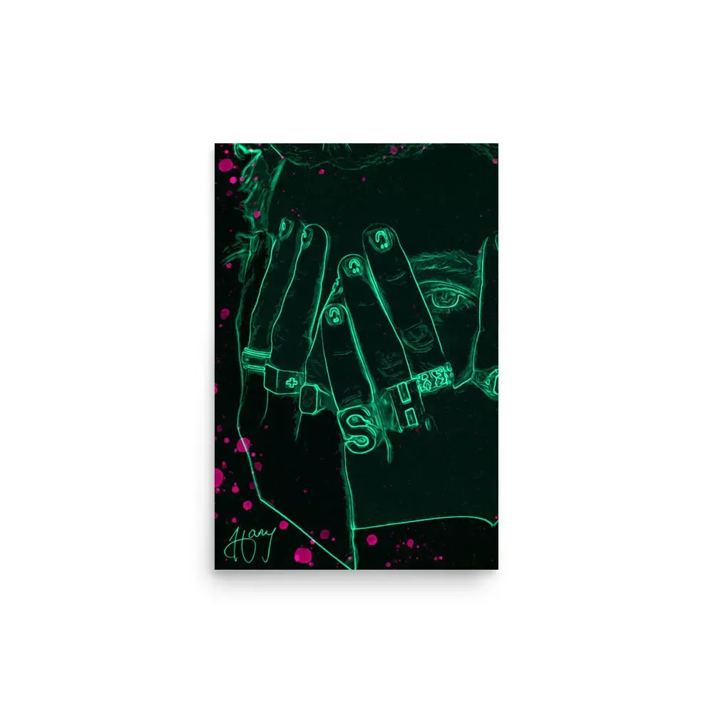 Harry Styles Poster – Modern Outline Poster