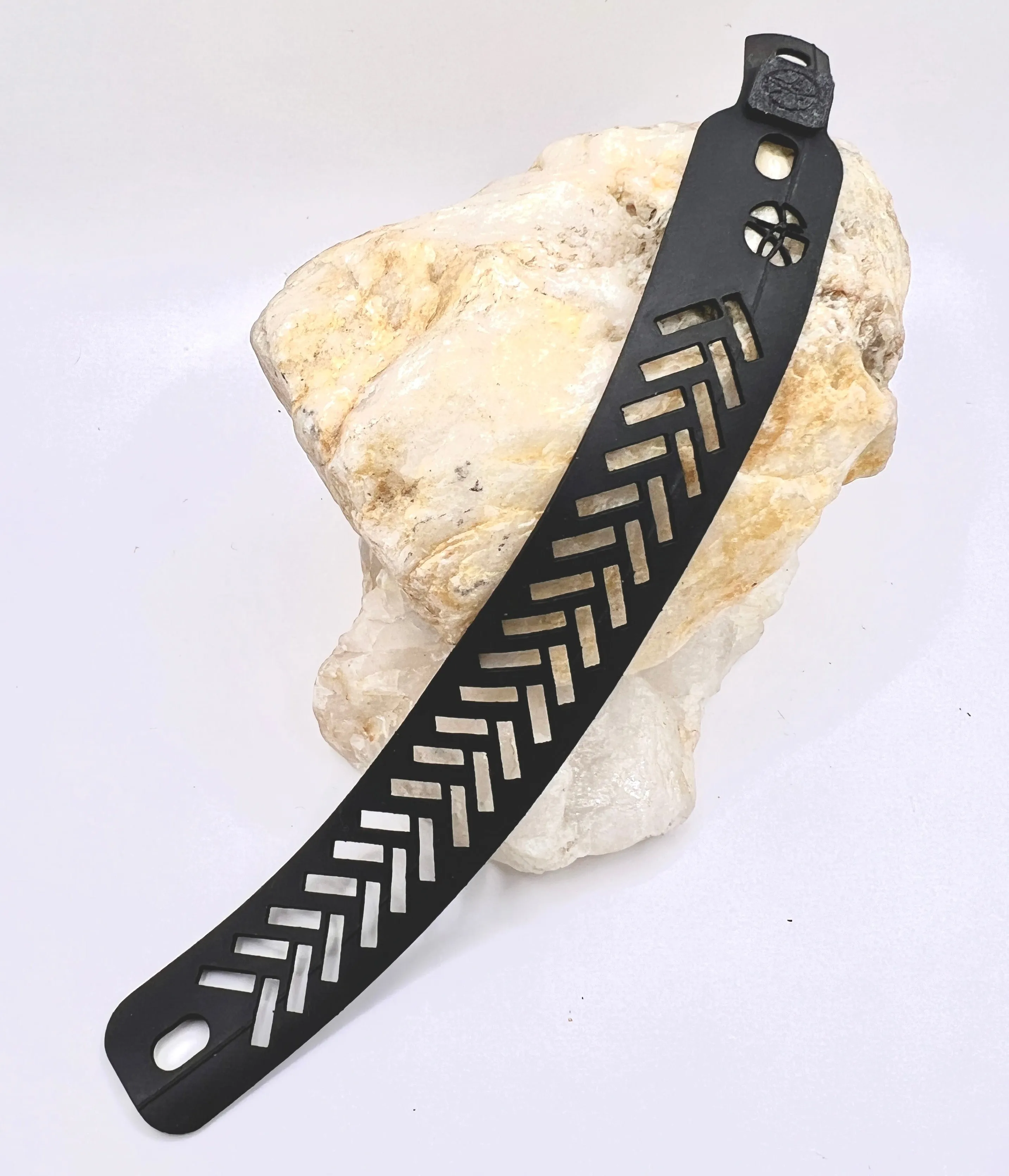 herringbone rubber bracelet