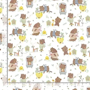 Honey Bear CD3487-White White