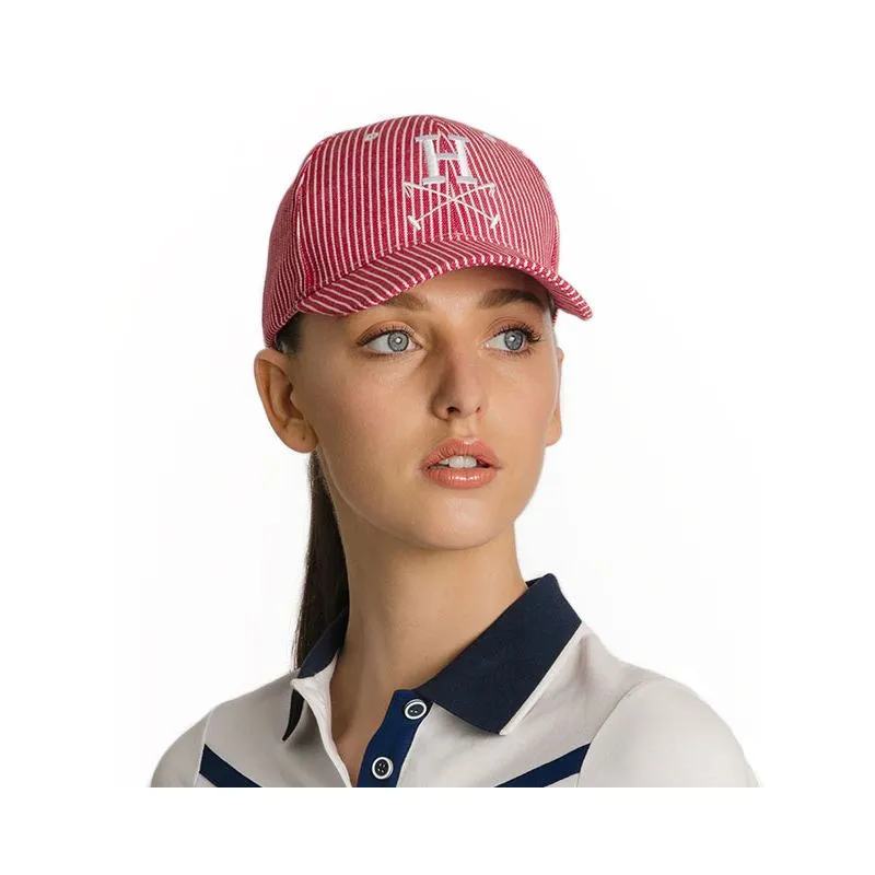 Horseware Red Pinstripe baseball Cap