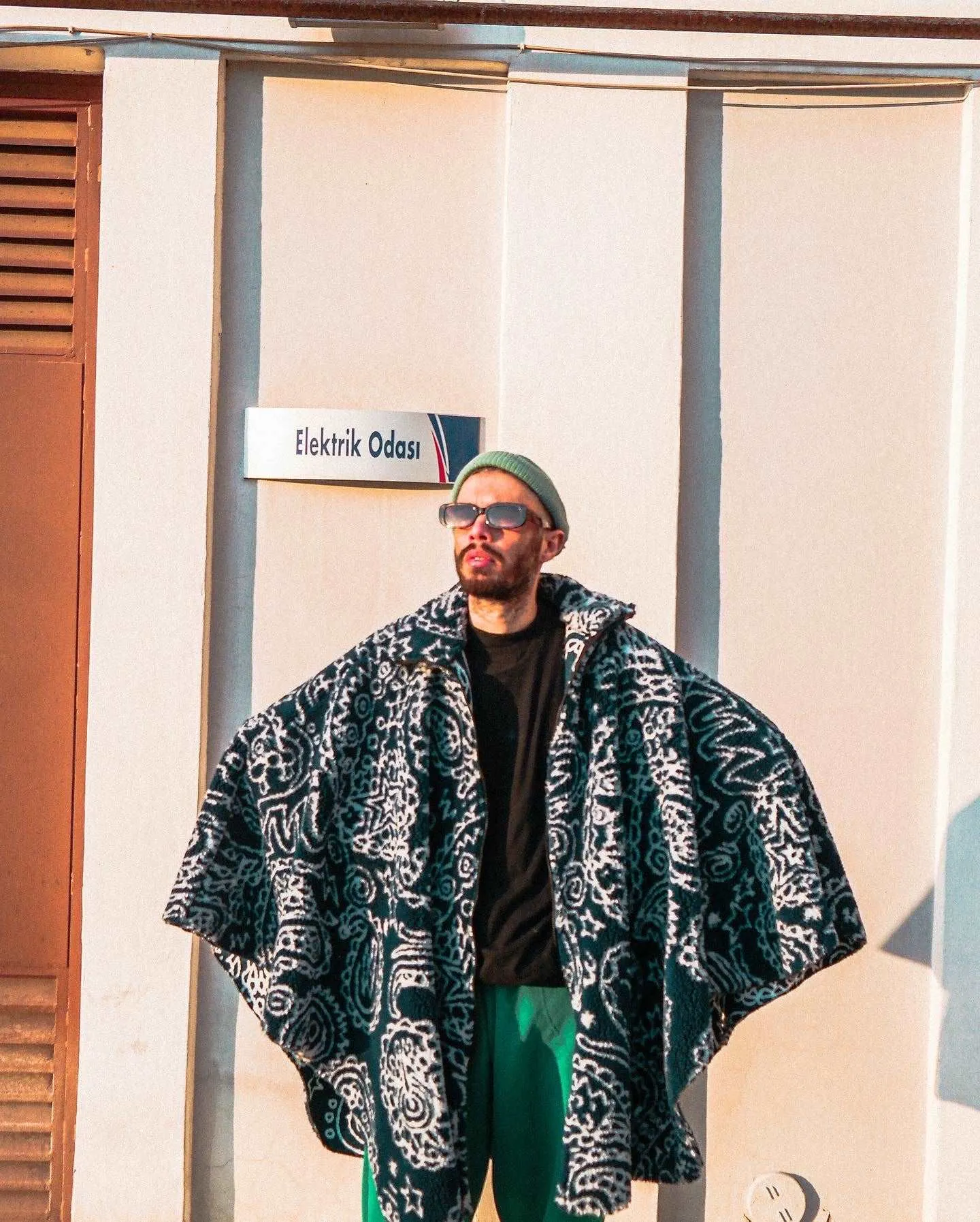 I'm Flying Plush Fabric Poncho