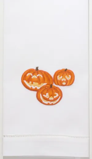 Jack-O-Lantern Guest Towel