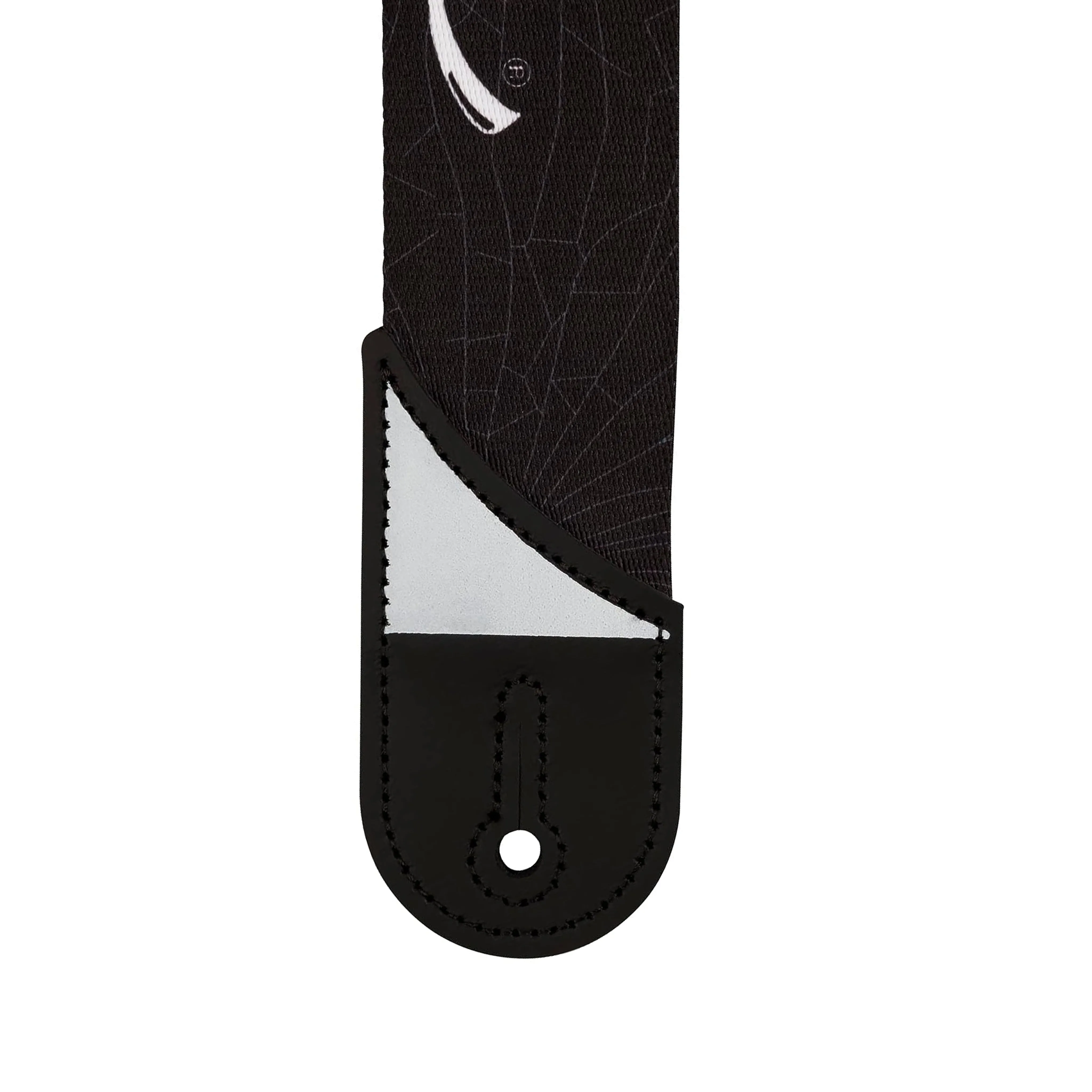 Jackson White Logo Guitar Strap, Black