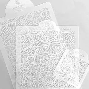'Jungle Leaf' Cake & Cookie Stencil Set 3 Piece