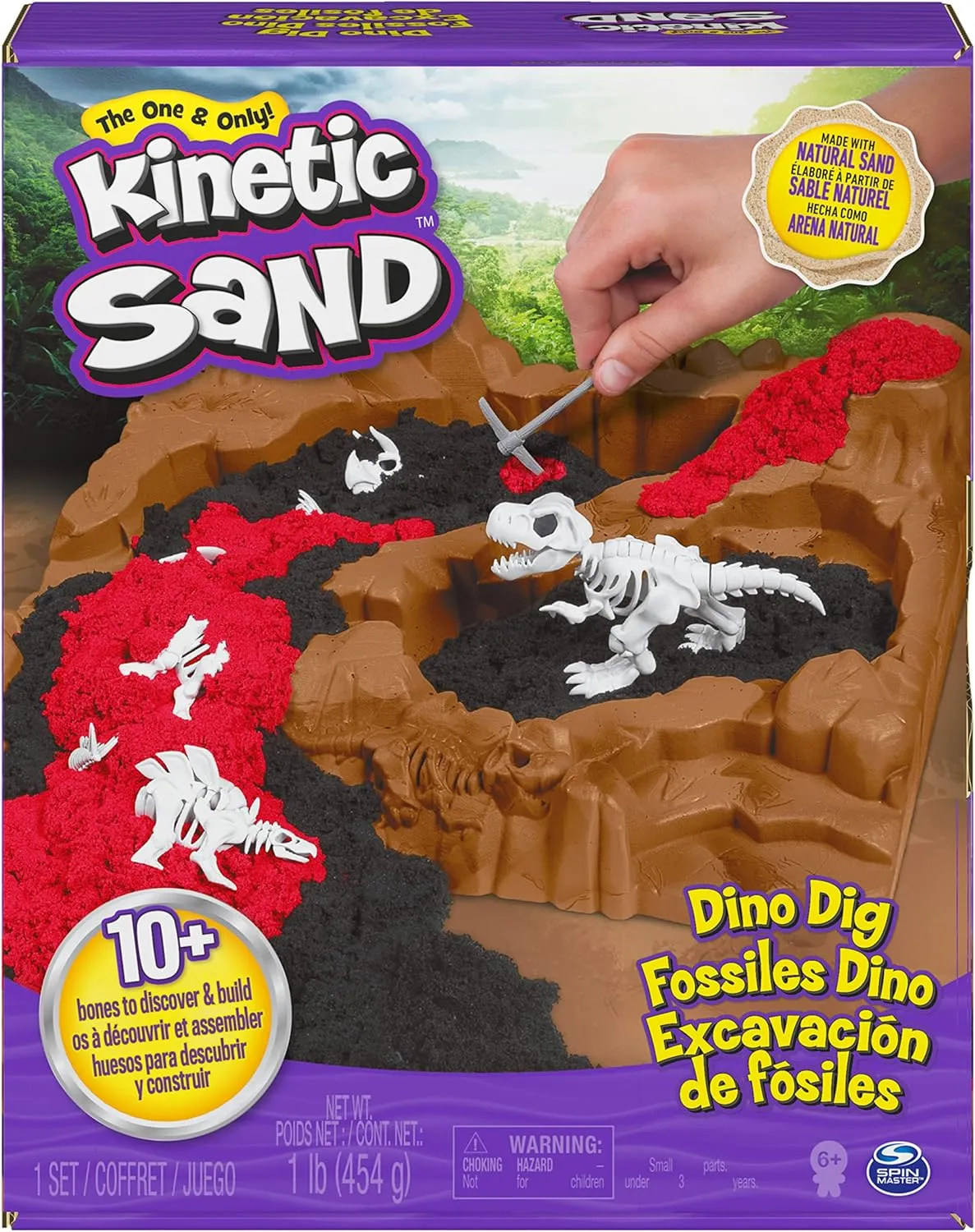 Kinetic Sand Digging for Dinos