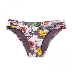 Kona Sol Women's Medium Coverage Tab Side Hipster Bikini Bottom