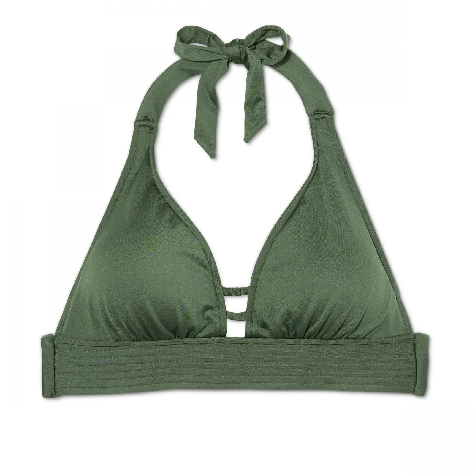 Kona Sol Women's Triangle Halter Bikini Swim Swimsuit Top