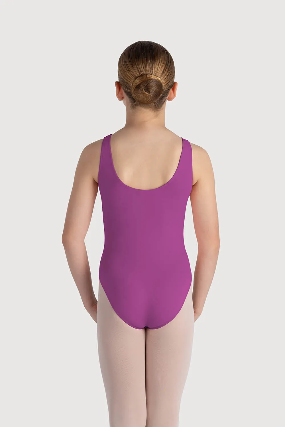 L0828G - Bloch Overture Odetta Sleeveless Pleat Girls Leotard