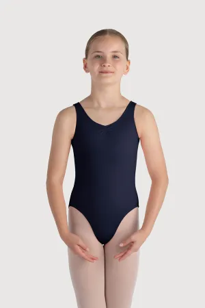 L0828G - Bloch Overture Odetta Sleeveless Pleat Girls Leotard