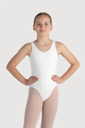 L0828G - Bloch Overture Odetta Sleeveless Pleat Girls Leotard