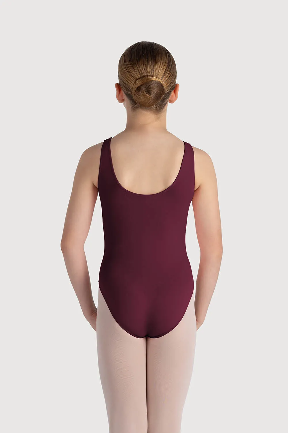 L0828G - Bloch Overture Odetta Sleeveless Pleat Girls Leotard