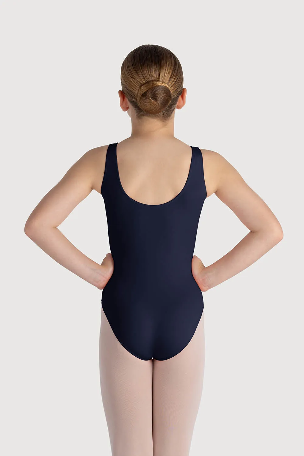 L0828G - Bloch Overture Odetta Sleeveless Pleat Girls Leotard