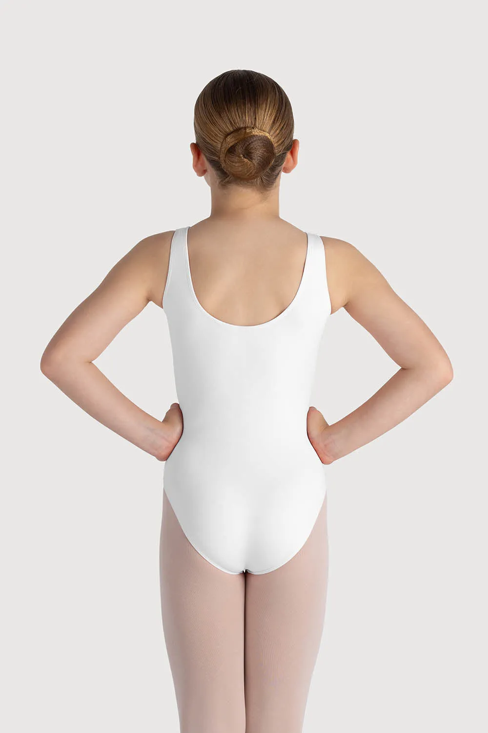 L0828G - Bloch Overture Odetta Sleeveless Pleat Girls Leotard