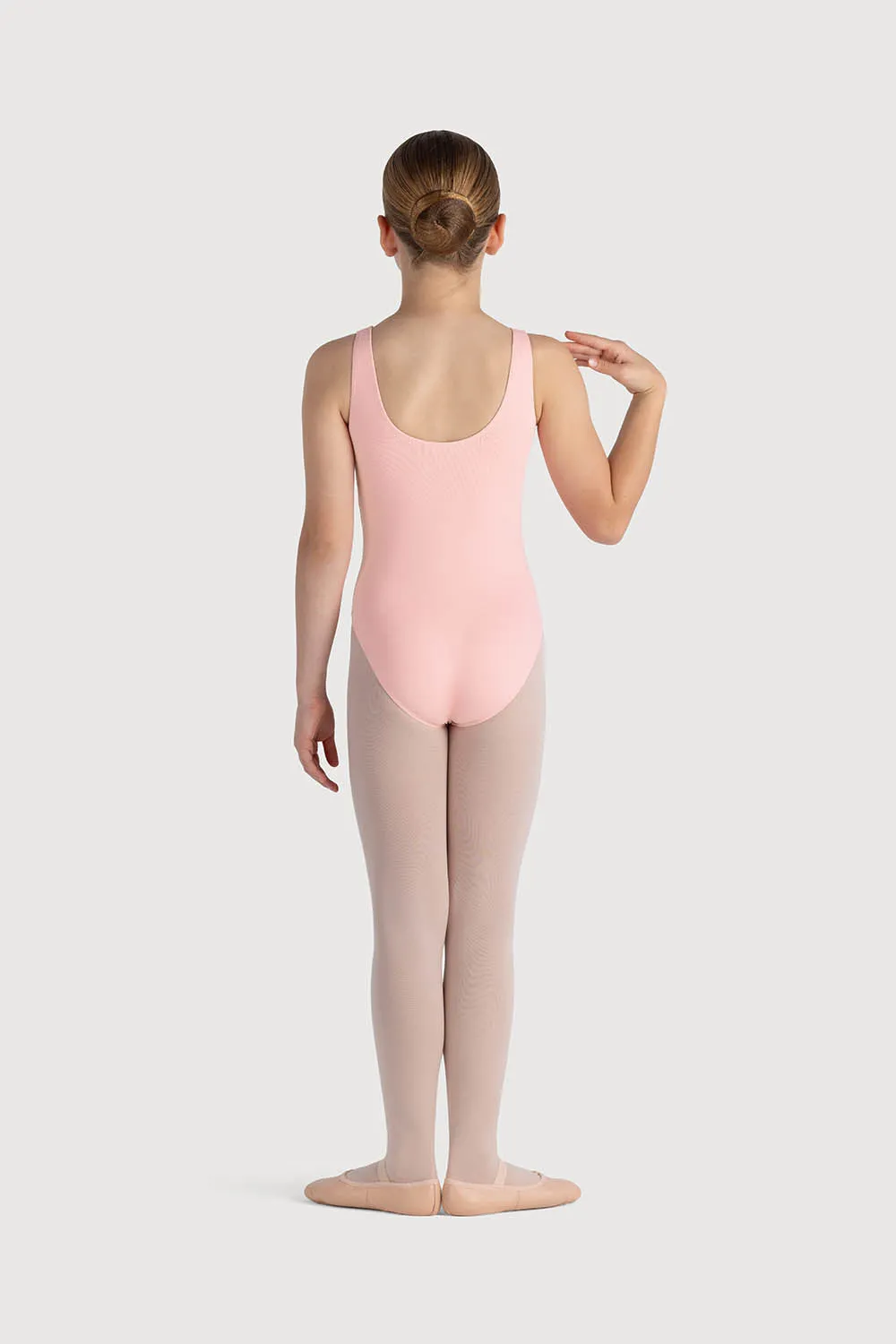 L0828G - Bloch Overture Odetta Sleeveless Pleat Girls Leotard