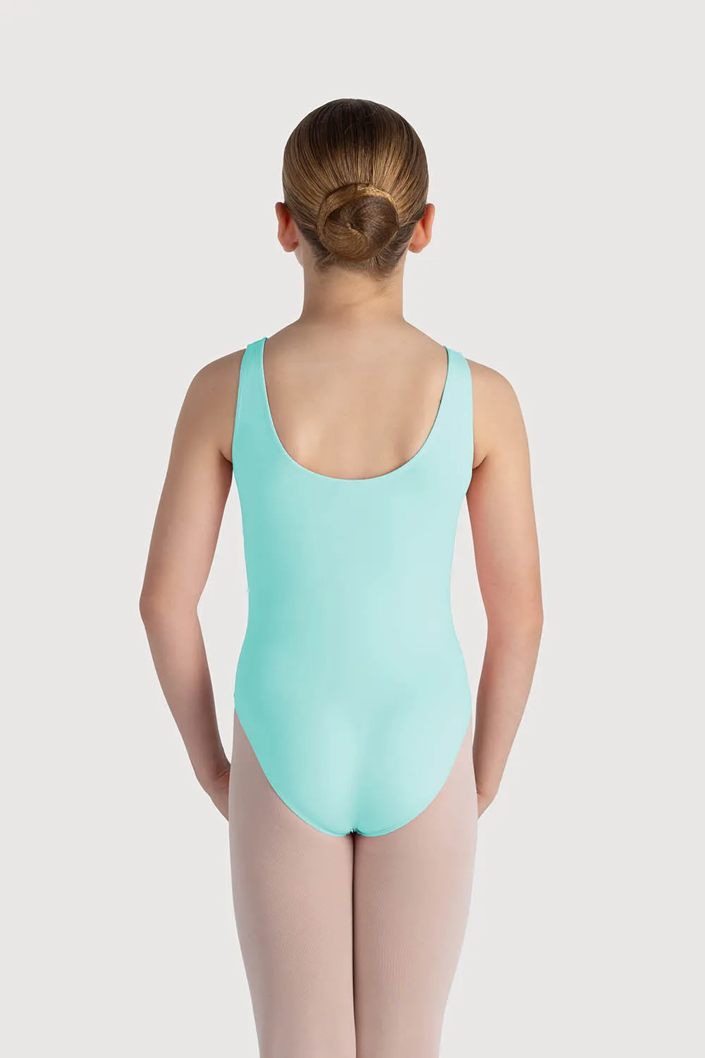 L0828G - Bloch Overture Odetta Sleeveless Pleat Girls Leotard
