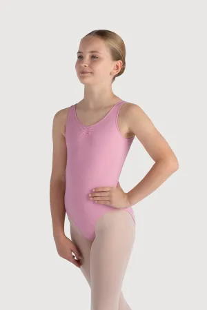 L0828G - Bloch Overture Odetta Sleeveless Pleat Girls Leotard