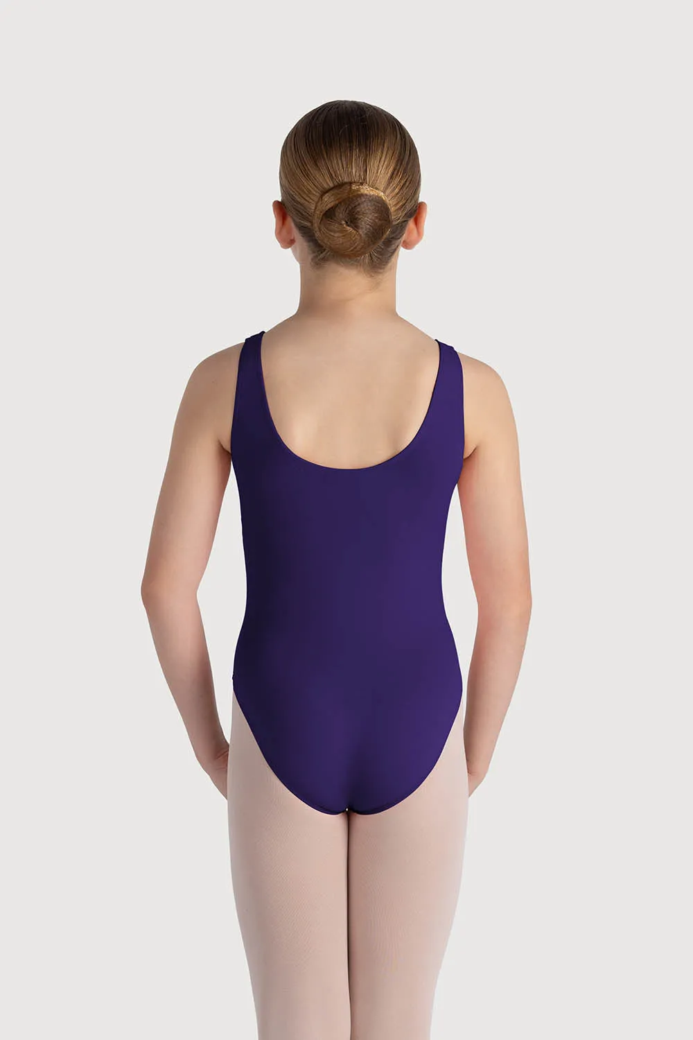 L0828G - Bloch Overture Odetta Sleeveless Pleat Girls Leotard