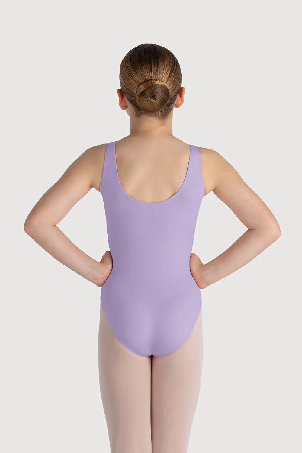 L0828G - Bloch Overture Odetta Sleeveless Pleat Girls Leotard