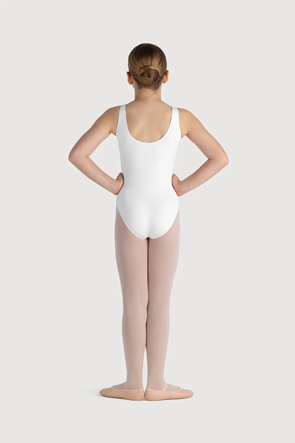 L0828G - Bloch Overture Odetta Sleeveless Pleat Girls Leotard