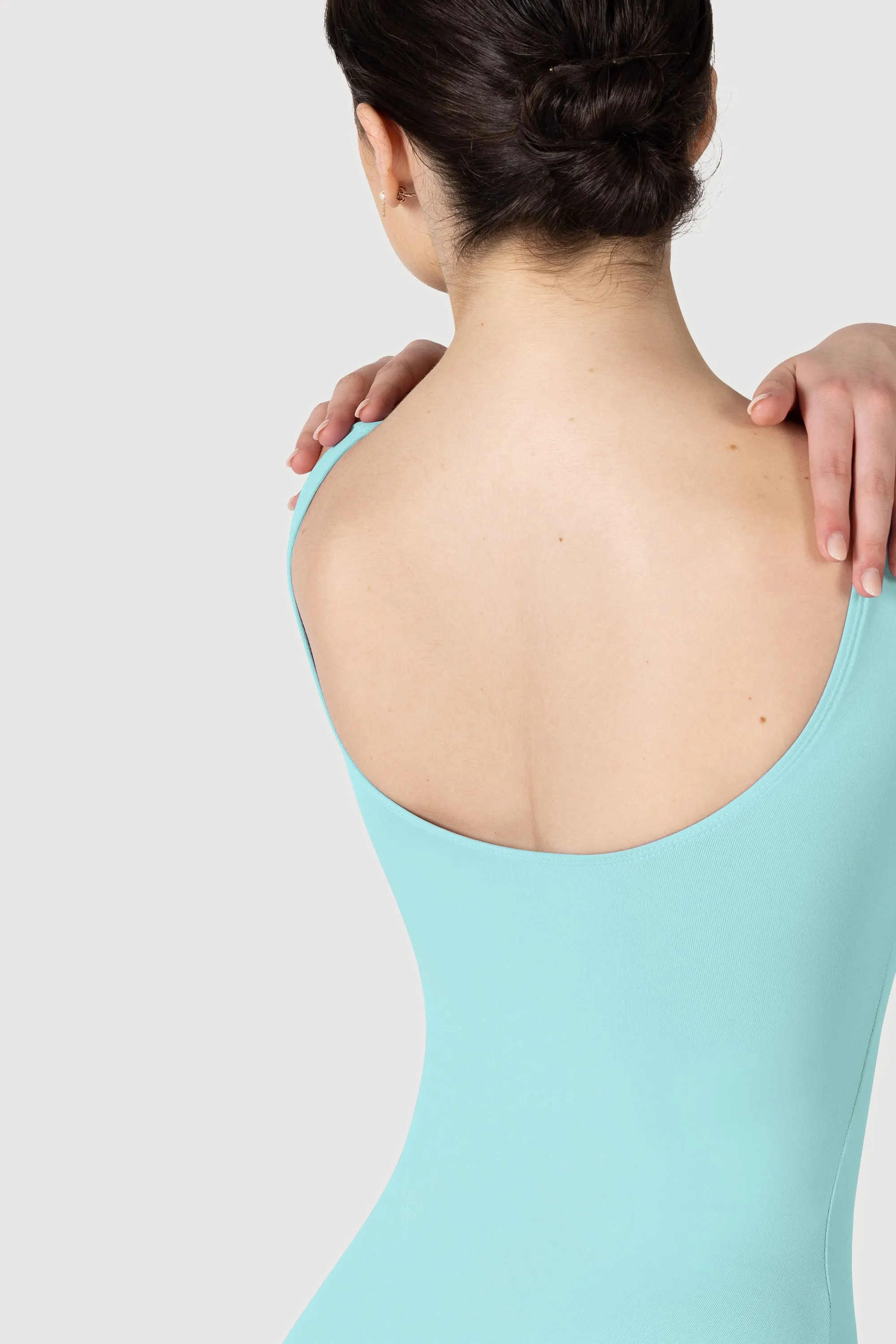 L0828L - Bloch Overture Odetta Sleeveless Pleat Womens Leotard
