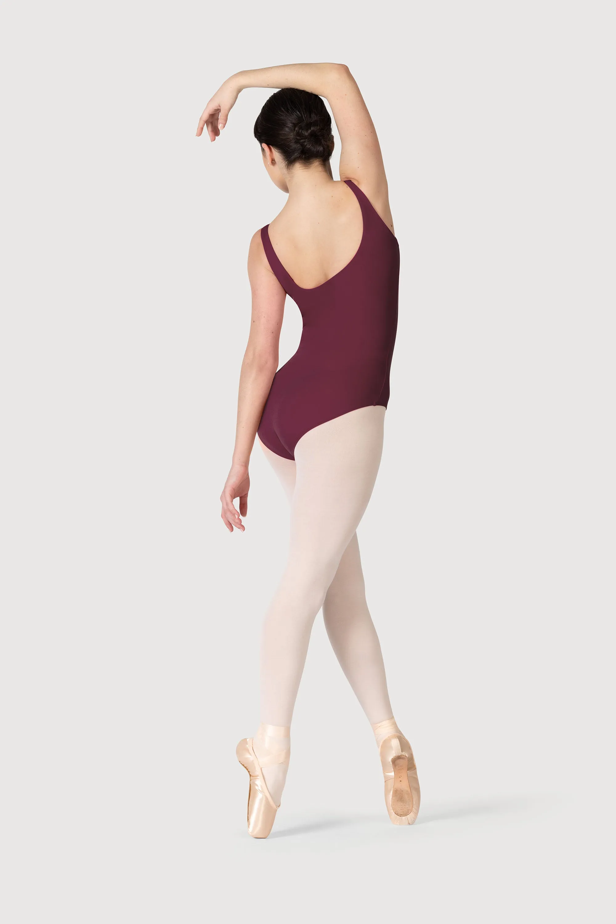 L0828L - Bloch Overture Odetta Sleeveless Pleat Womens Leotard