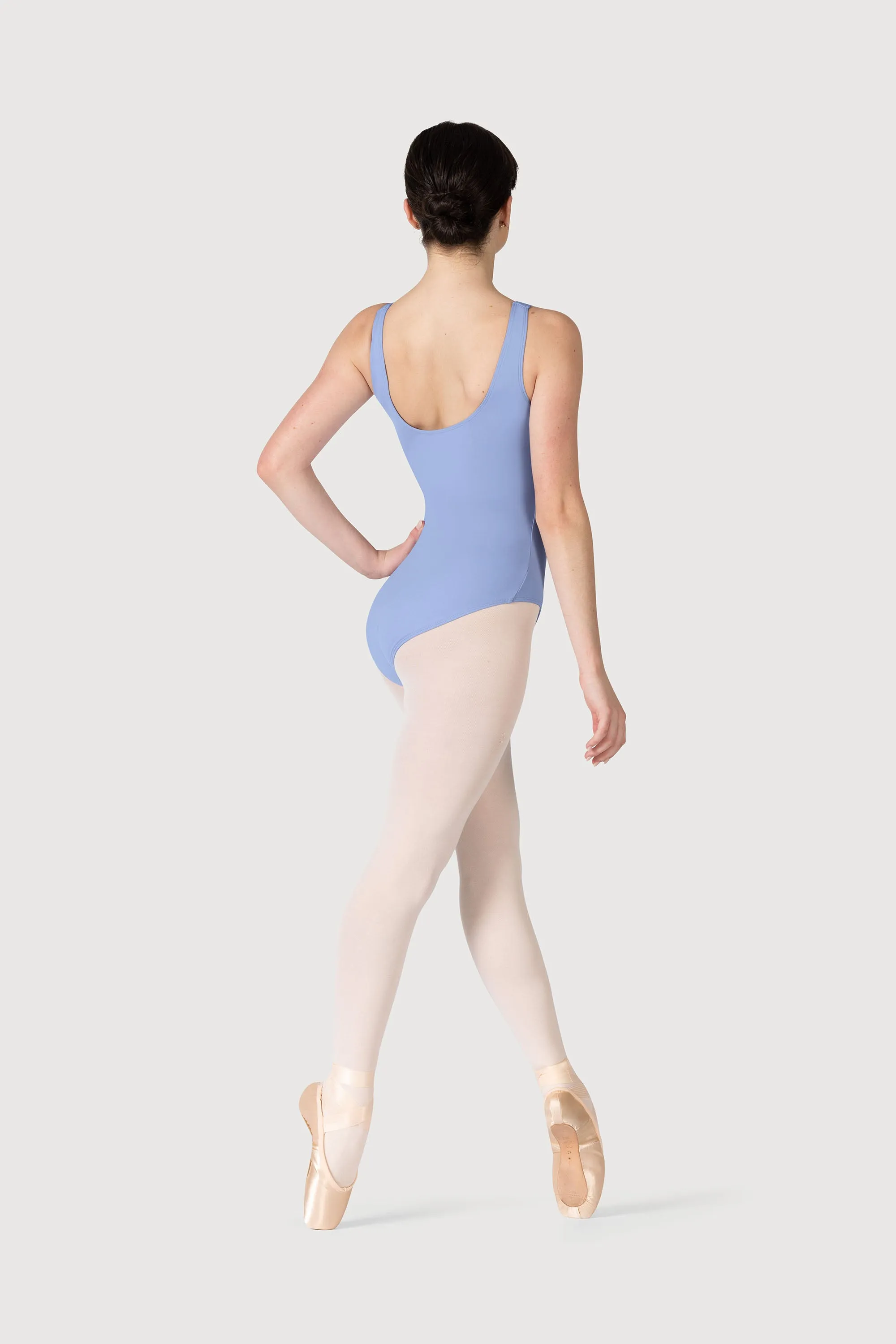 L0828L - Bloch Overture Odetta Sleeveless Pleat Womens Leotard