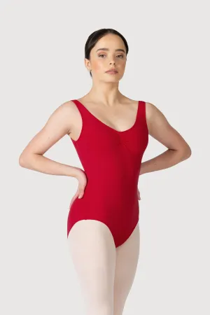 L0828L - Bloch Overture Odetta Sleeveless Pleat Womens Leotard