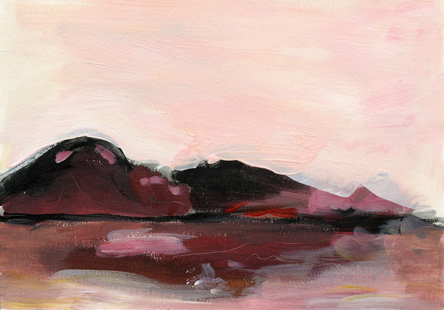 Landscape in Rose | print