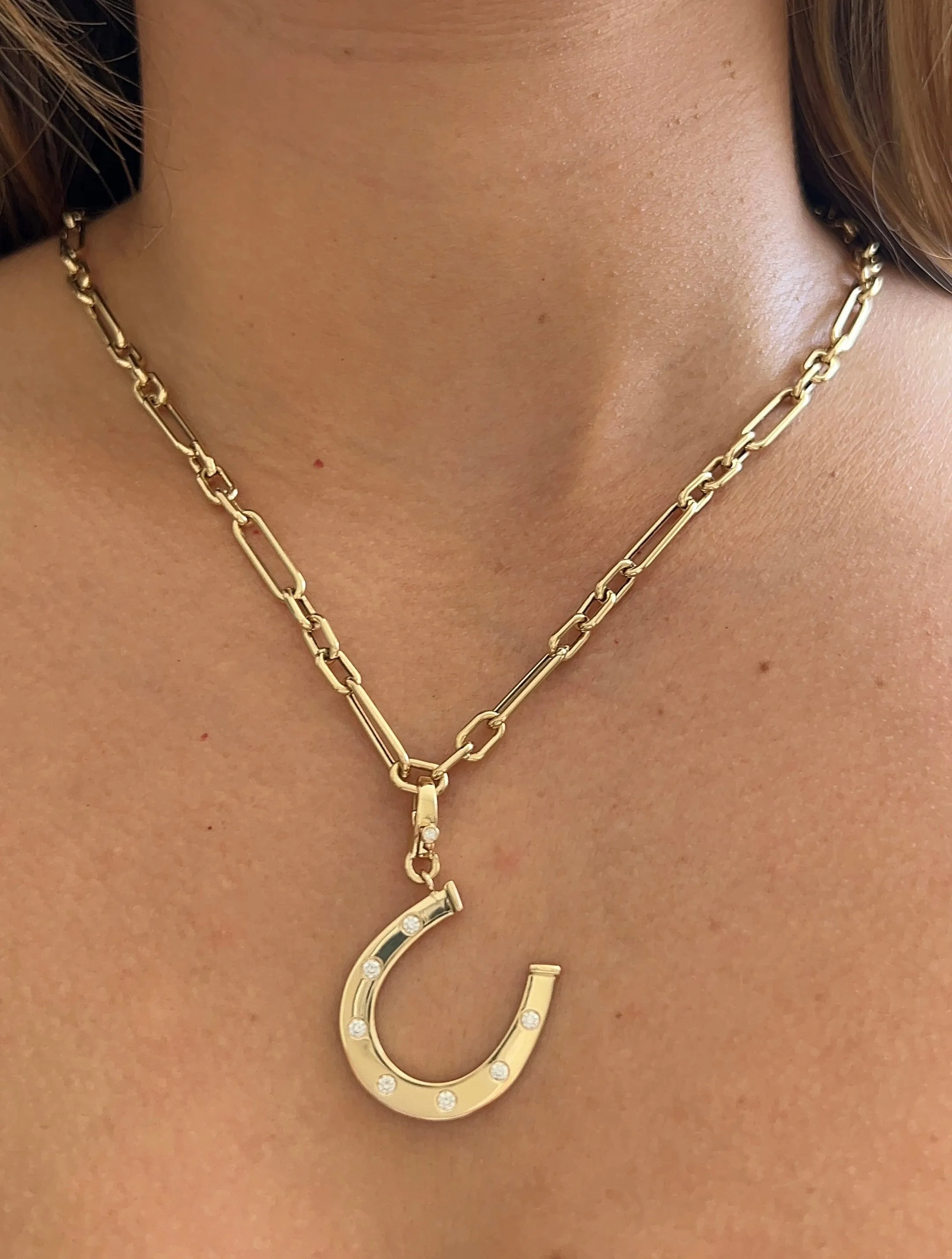Large Horseshoe Pendant