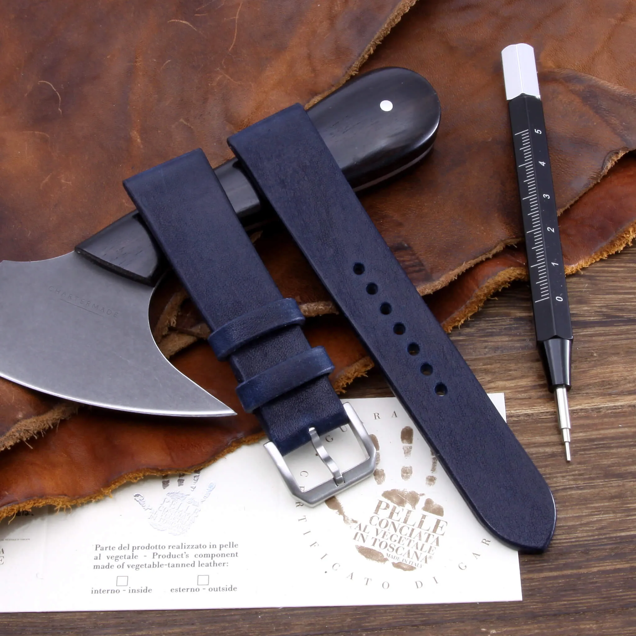 Leather Watch Strap, Vintage 407 | Stitch-less