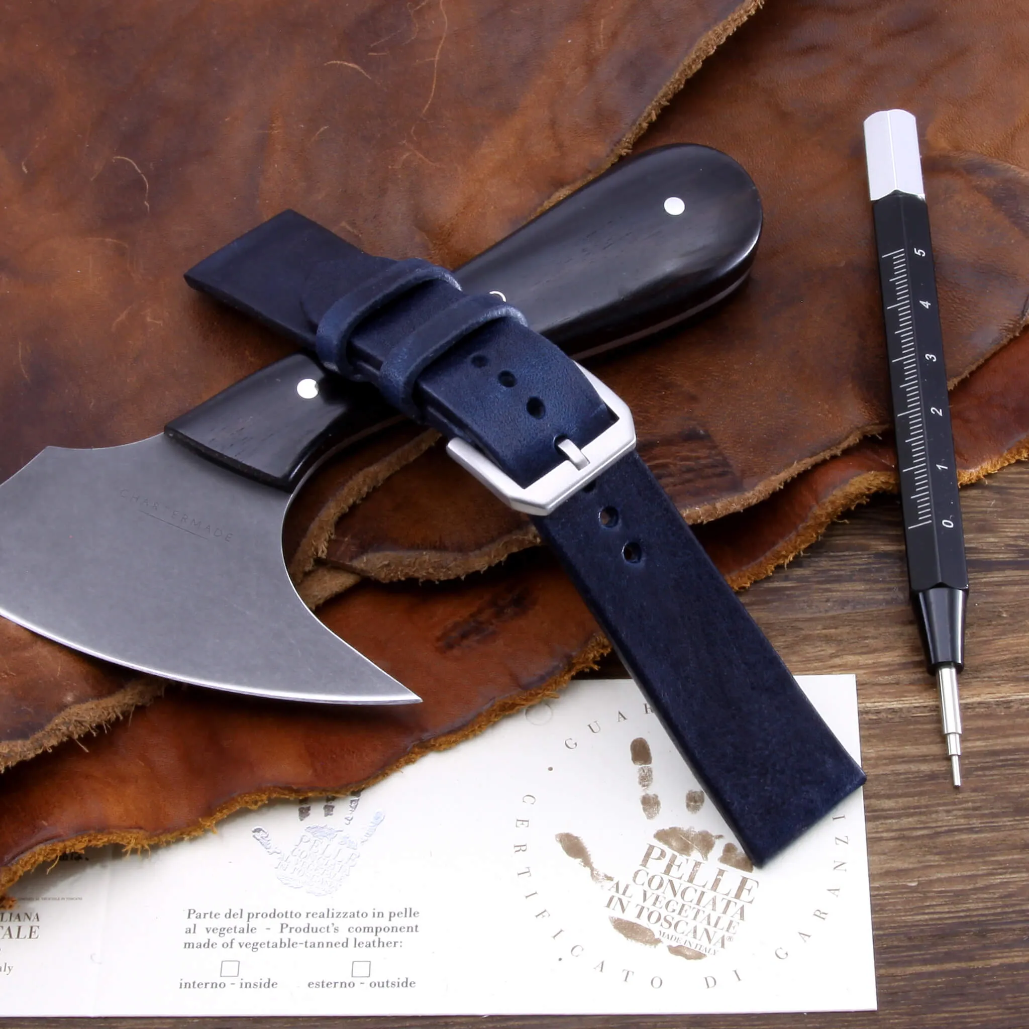 Leather Watch Strap, Vintage 407 | Stitch-less