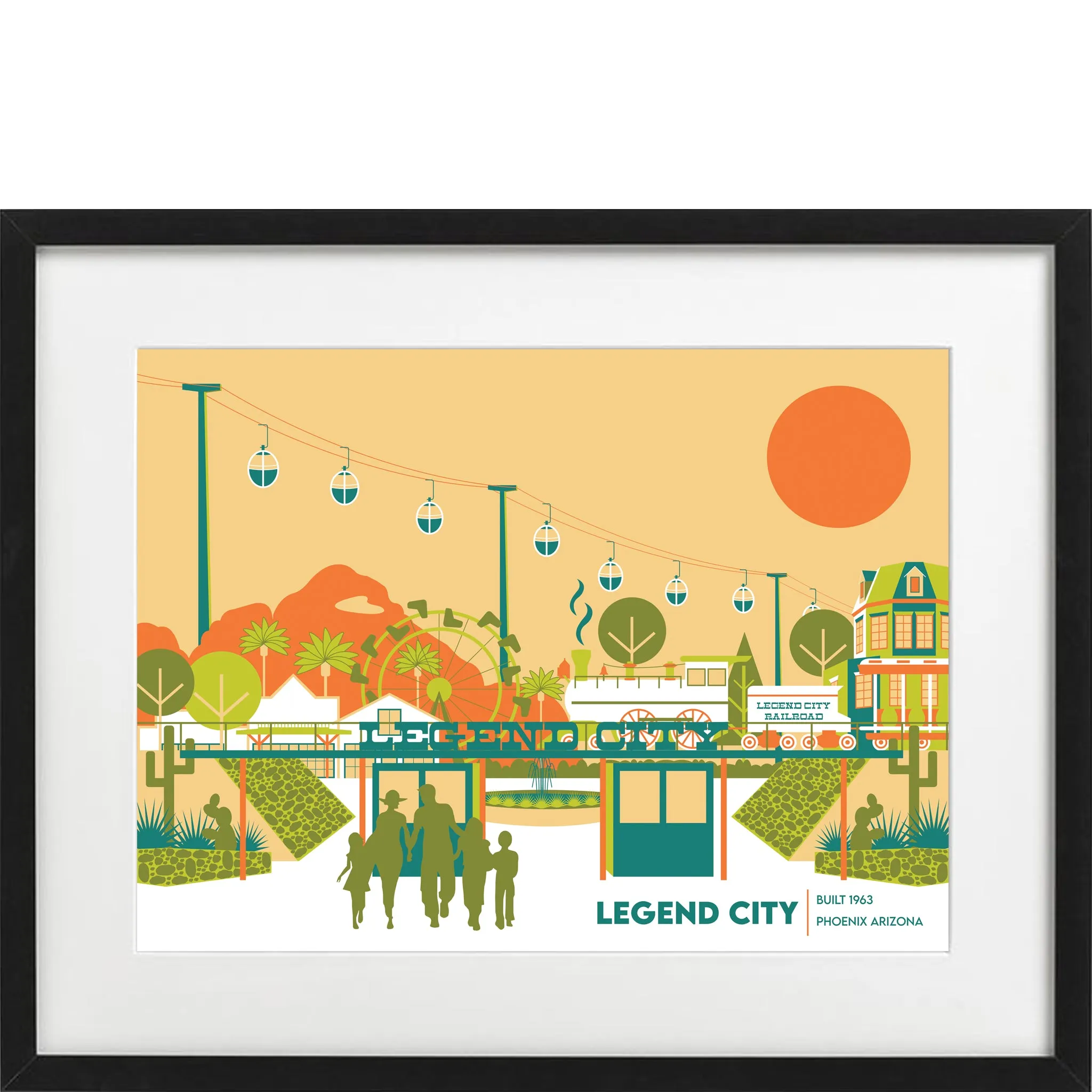 Legend City Print