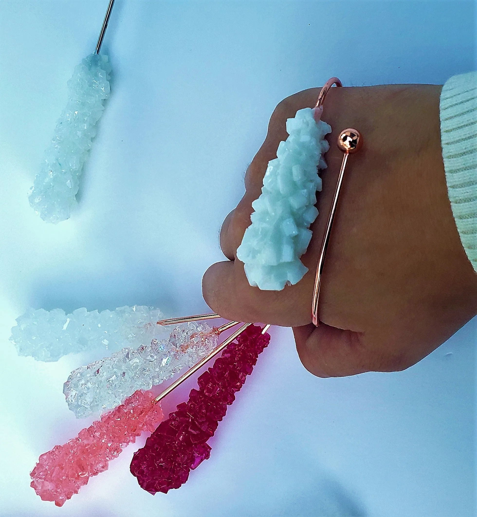 LEMON ROCK CANDY PALM CUFF