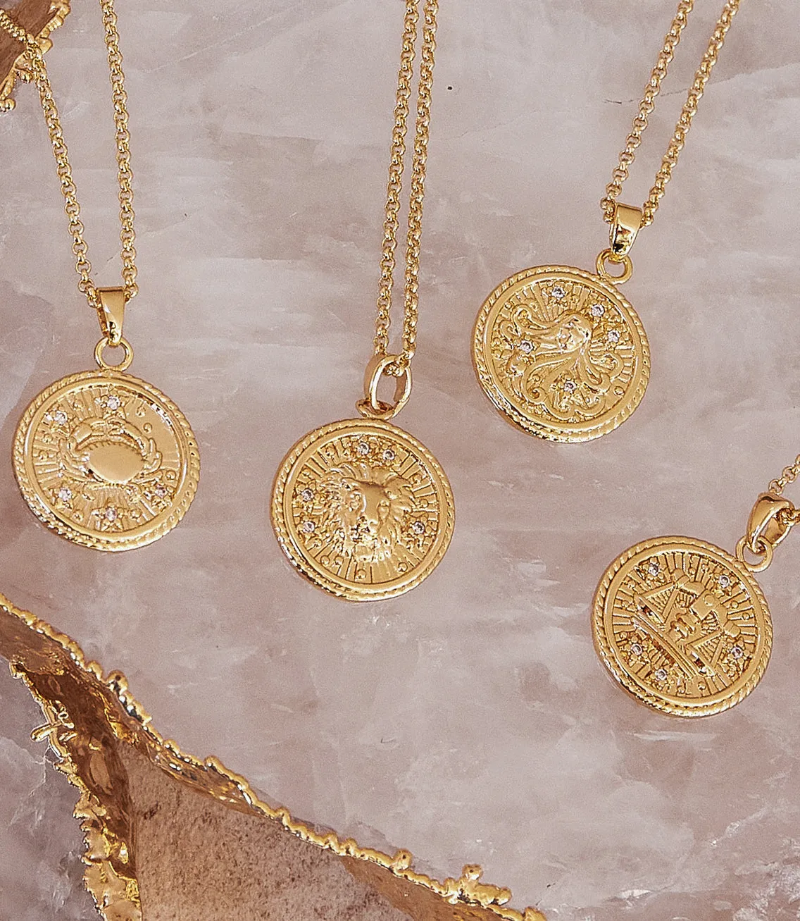 Leo Coin Necklace