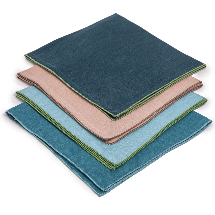Linen Filo Napkins by Borgo Delle Tovaglie , Italy