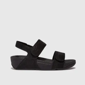 Lulu Adj Shimmerlux Back Strap Black GA2-090