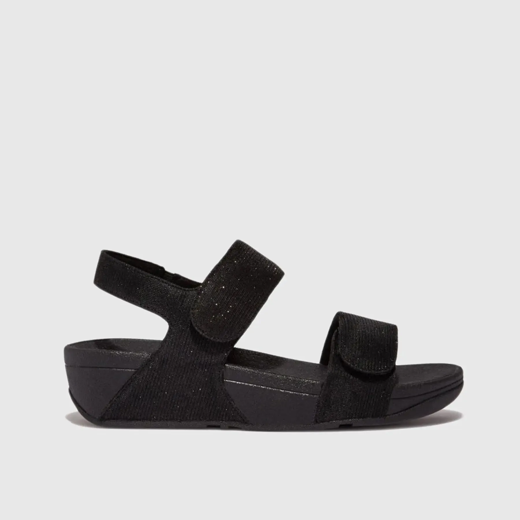 Lulu Adj Shimmerlux Back Strap Black GA2-090