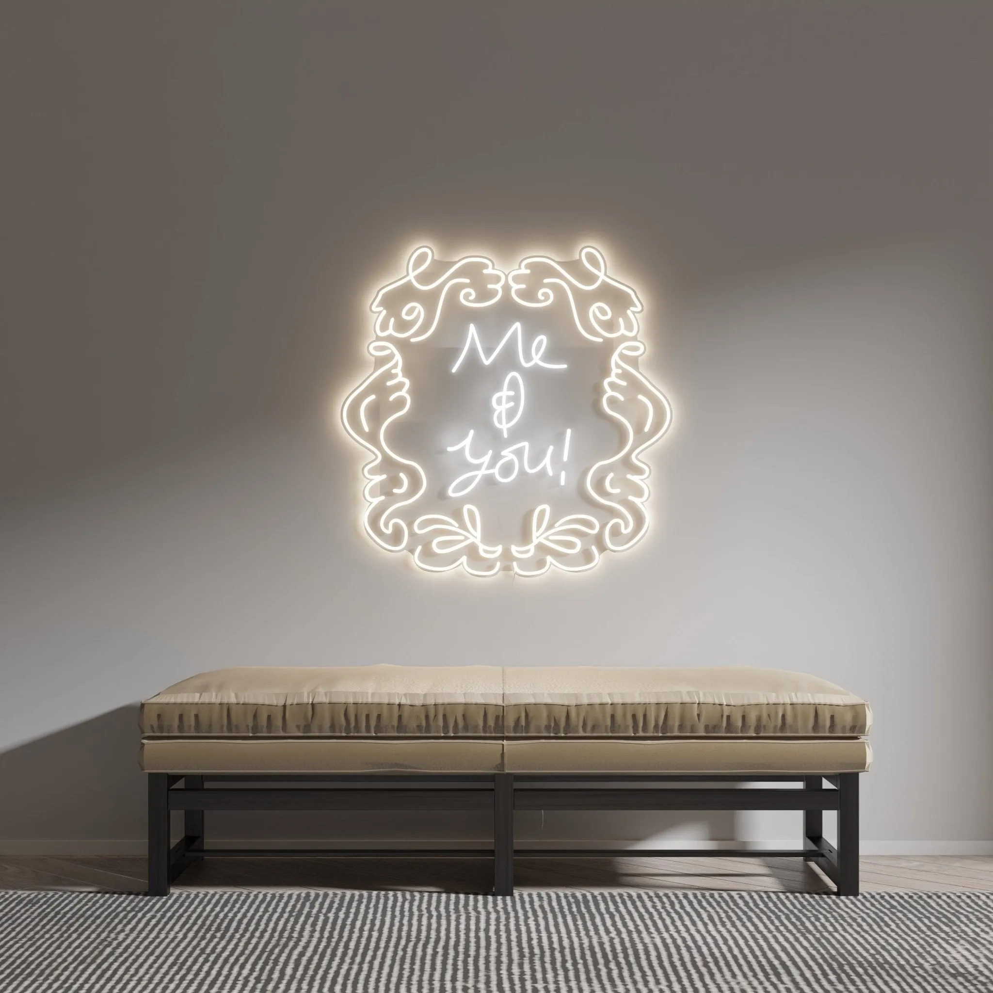 Me & You by Girl Knew York - LED neon sign