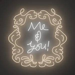 Me & You by Girl Knew York - LED neon sign