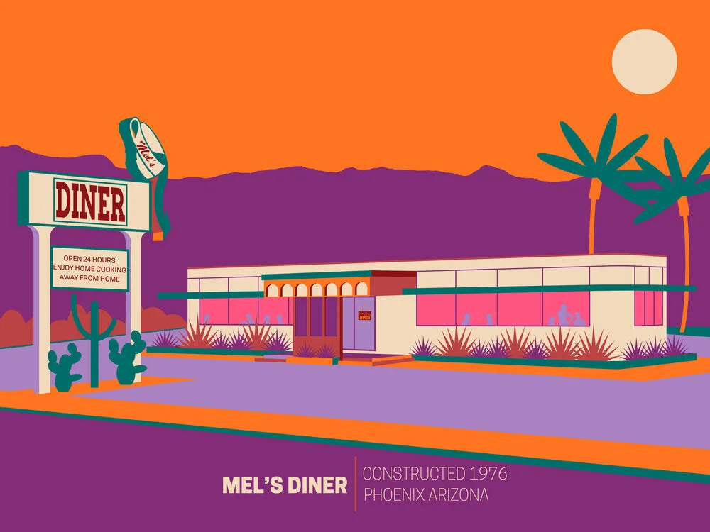 Mel's Diner Print