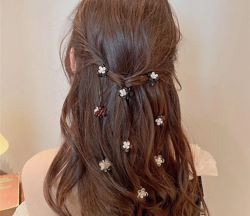 Mini Flower Hair Clips