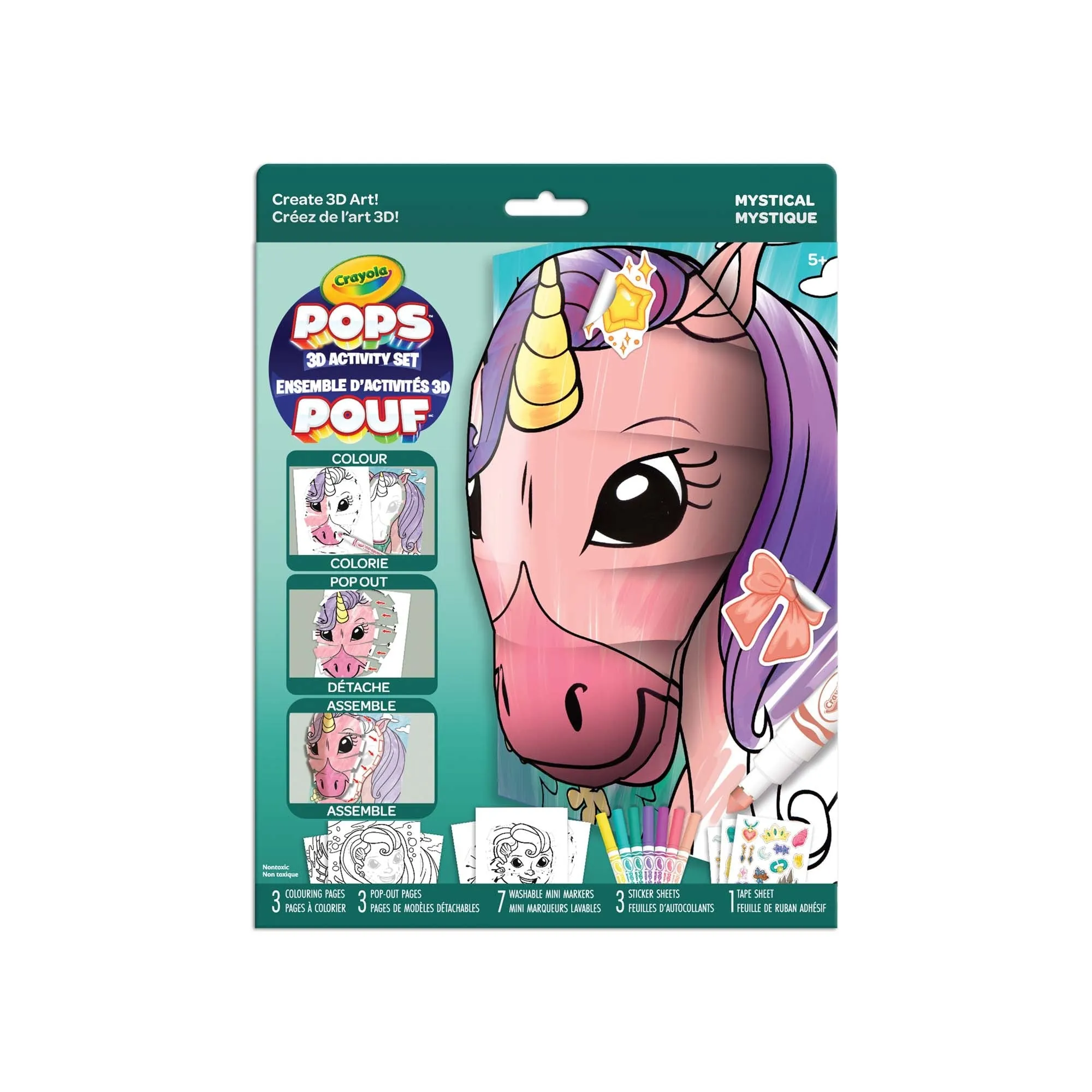 Mystical, POPs Colour & Activity Box Kit