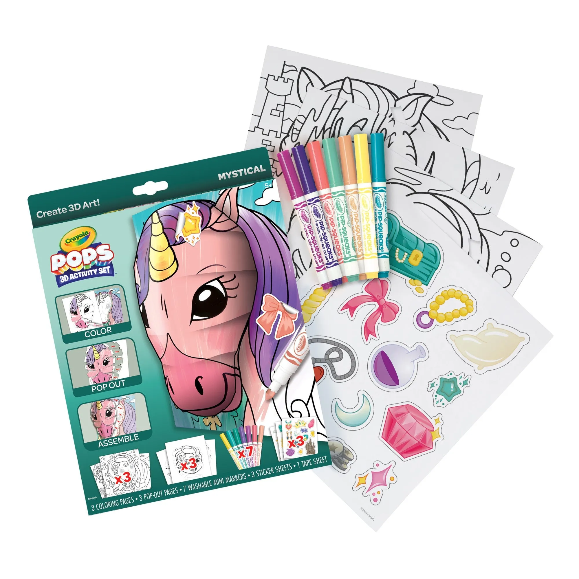 Mystical, POPs Colour & Activity Box Kit